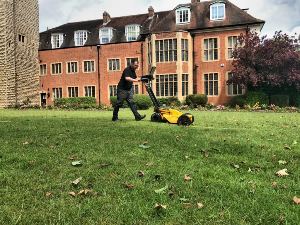 carrying out gpr survey for archaeology